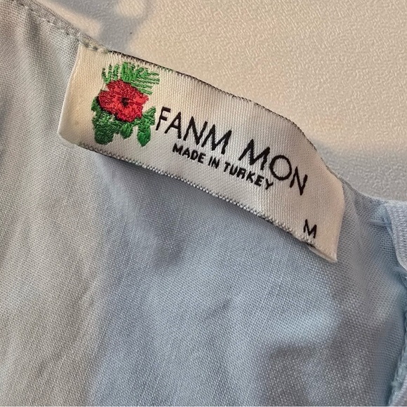 Fanm Mon Sadine Dress Square Neck Sleeveless Size M - Picture 13 of 14